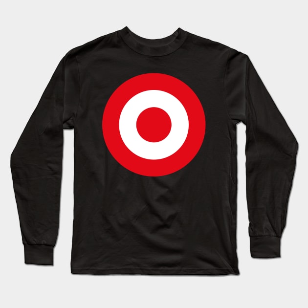 Turkish Air Force Roundel Long Sleeve T-Shirt by Lyvershop